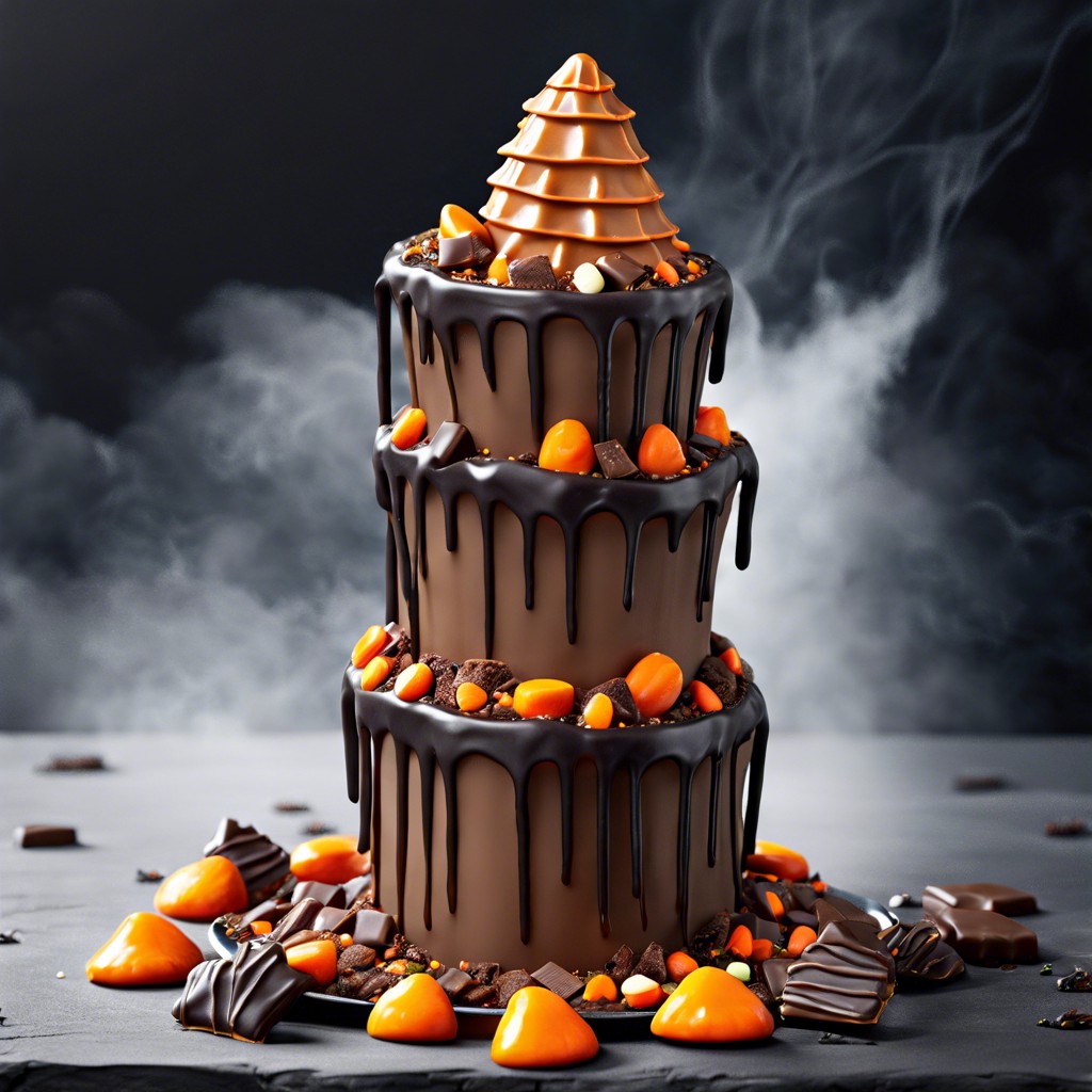 haunted house toffee tower