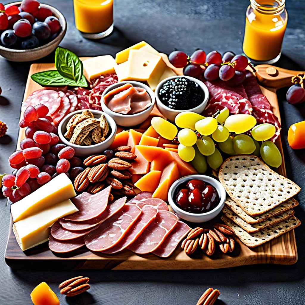 healthy snack charcuterie board