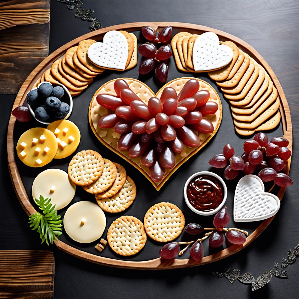 heart shaped crackers