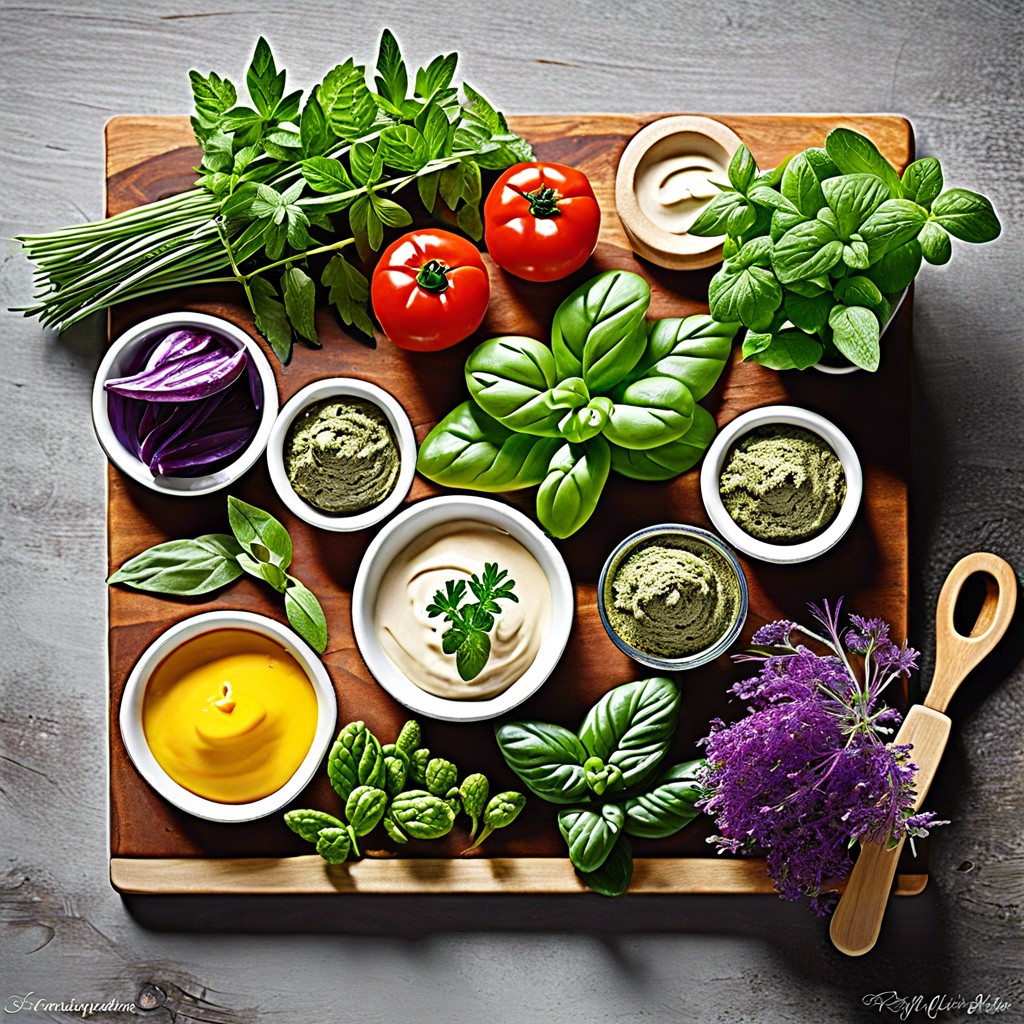 herb garden dip board