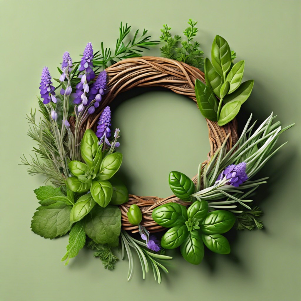 herb wreath base