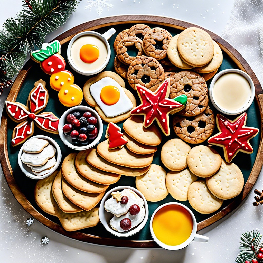 holiday themed cookies