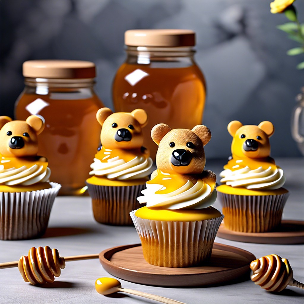 honey jar cupcakes