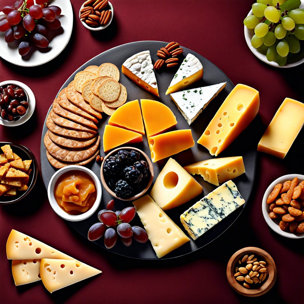 international cheese platter