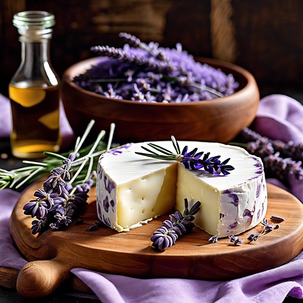 lavender infused brie