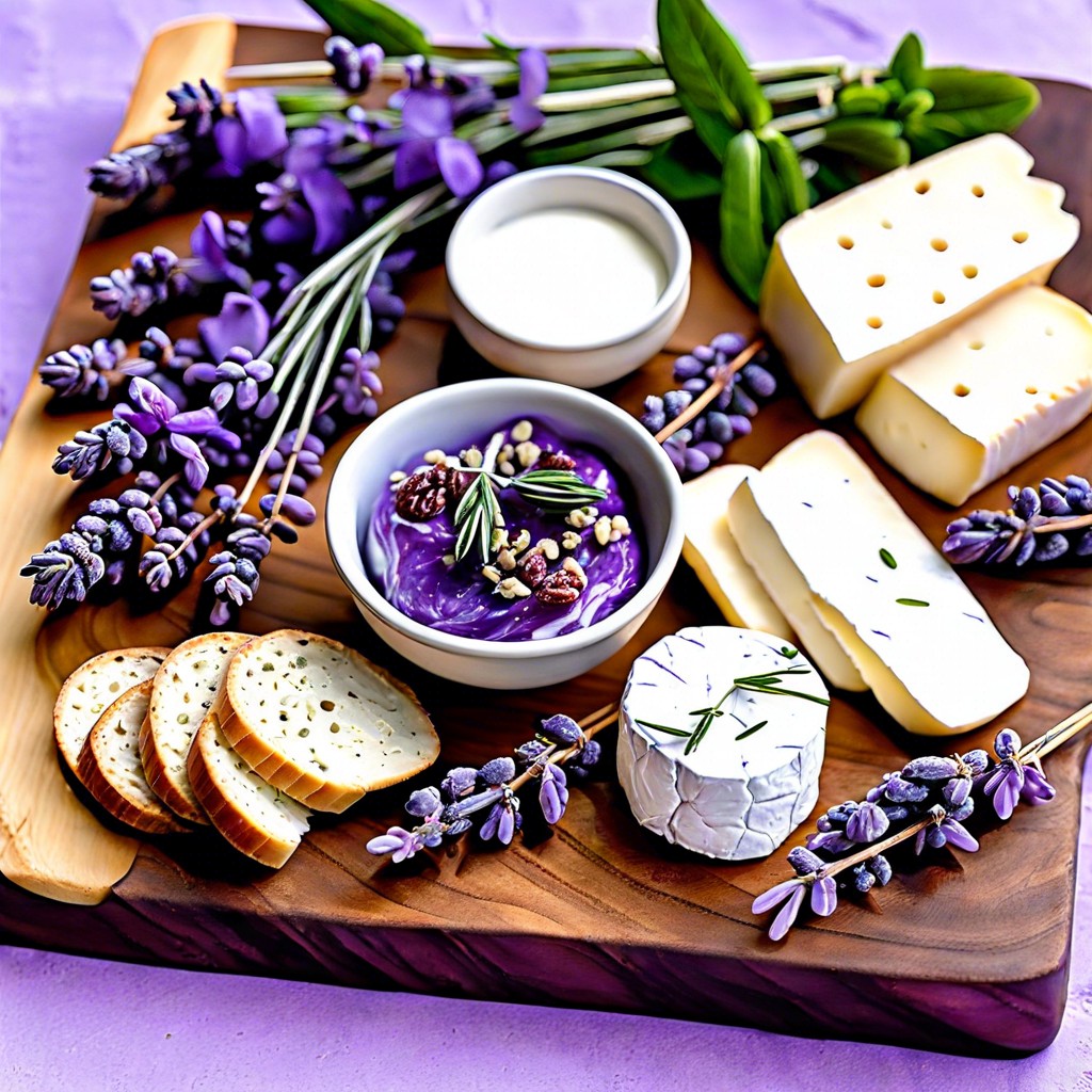 lavender infused goat cheese