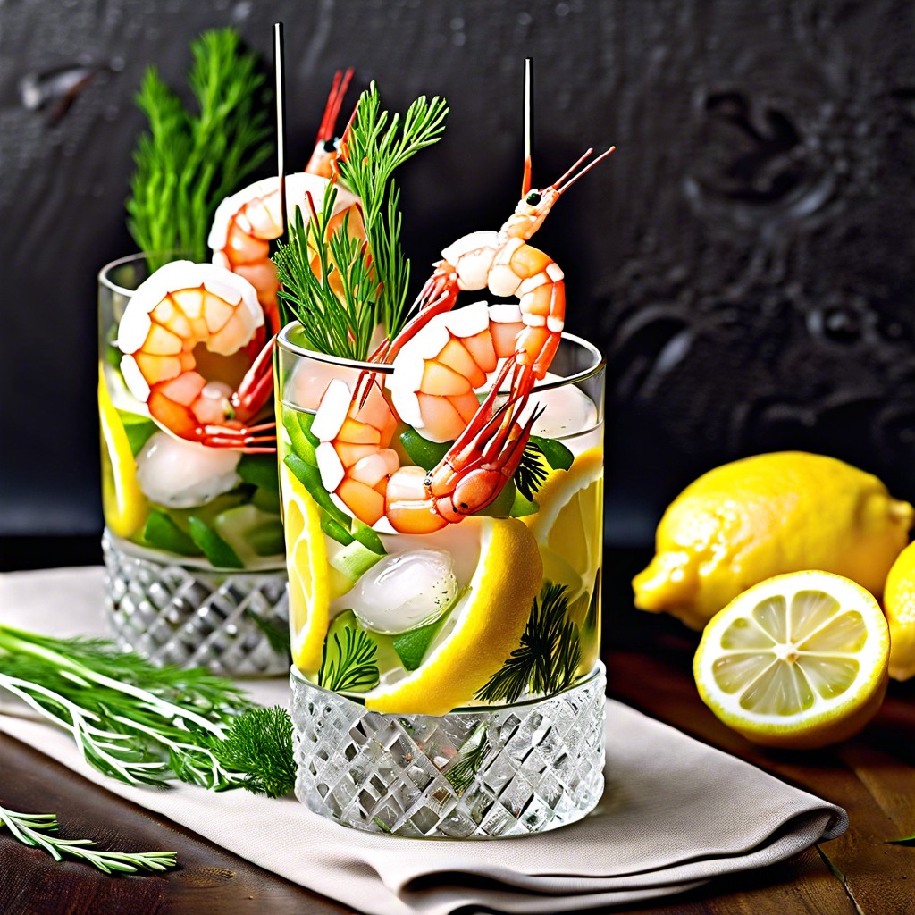 lemon dill shrimp cocktail