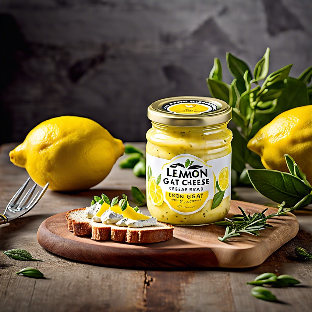 lemon goat cheese spread