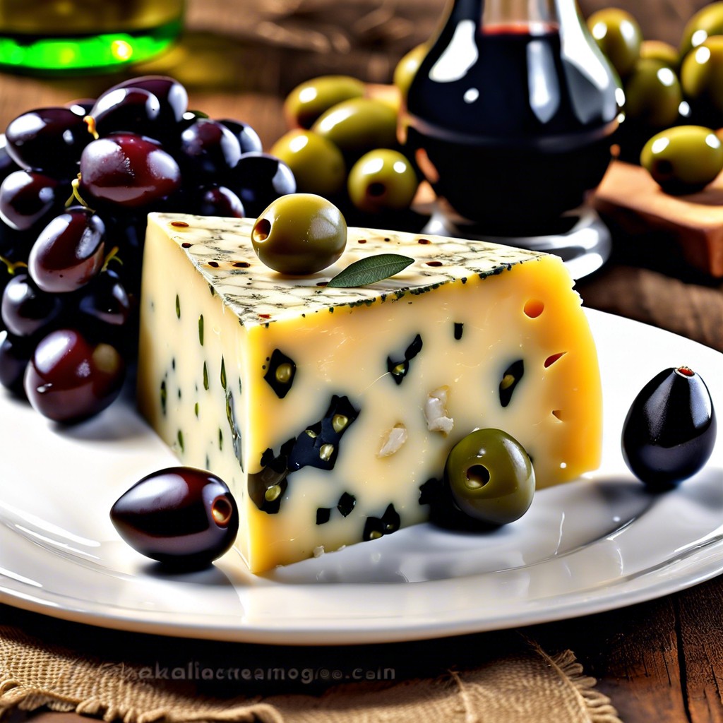 manchego and marinated olives