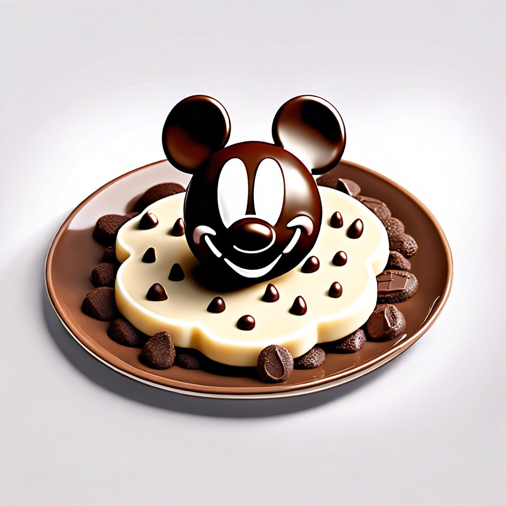 mickey shaped chocolate pieces