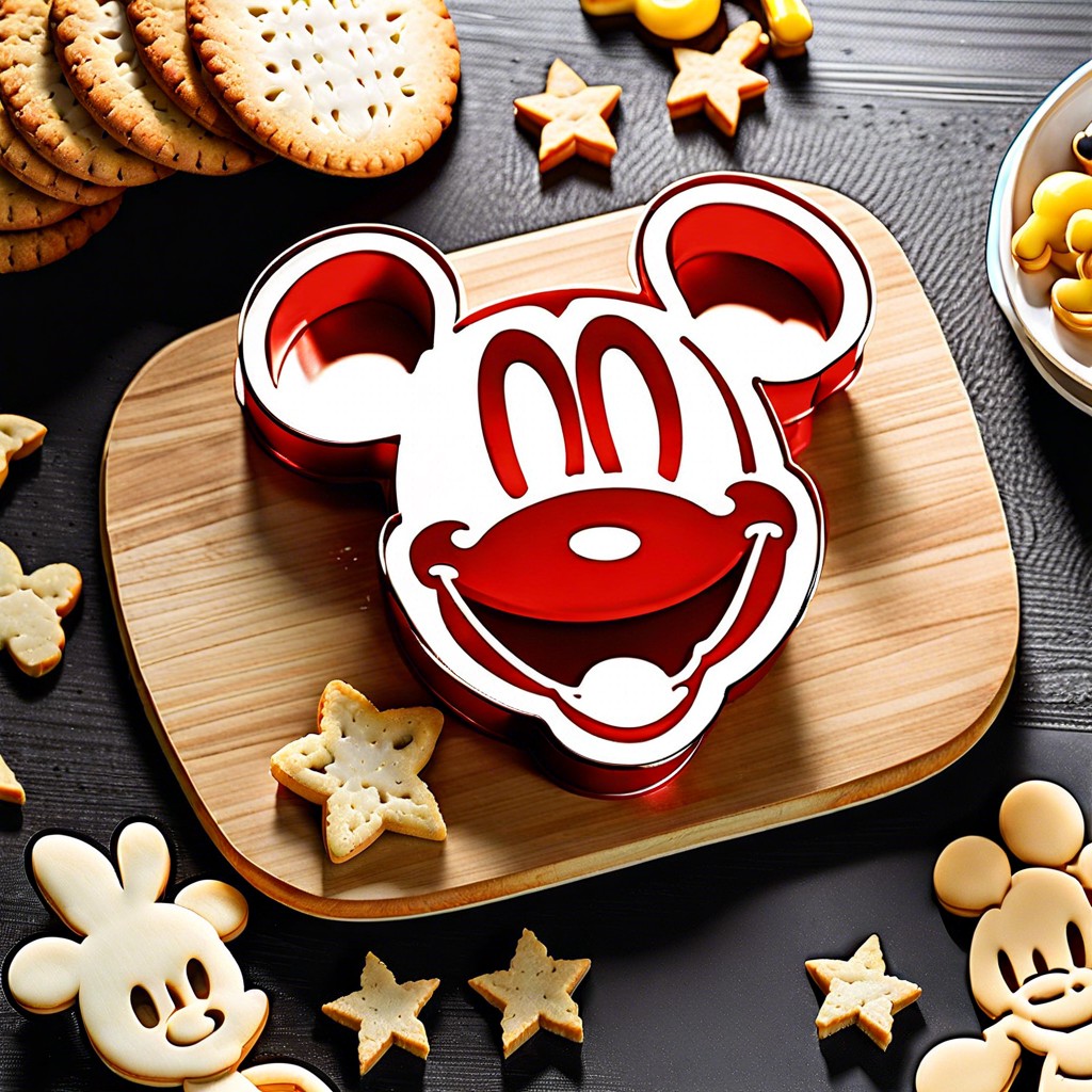 mickey themed cookie cutters for crackers