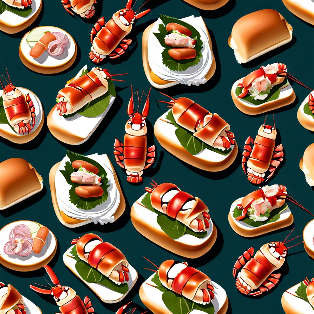 mini lobster rolls