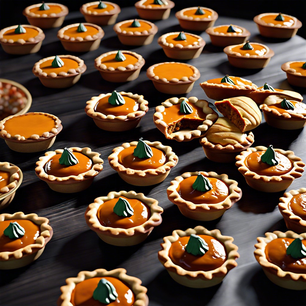 mini pumpkin pies