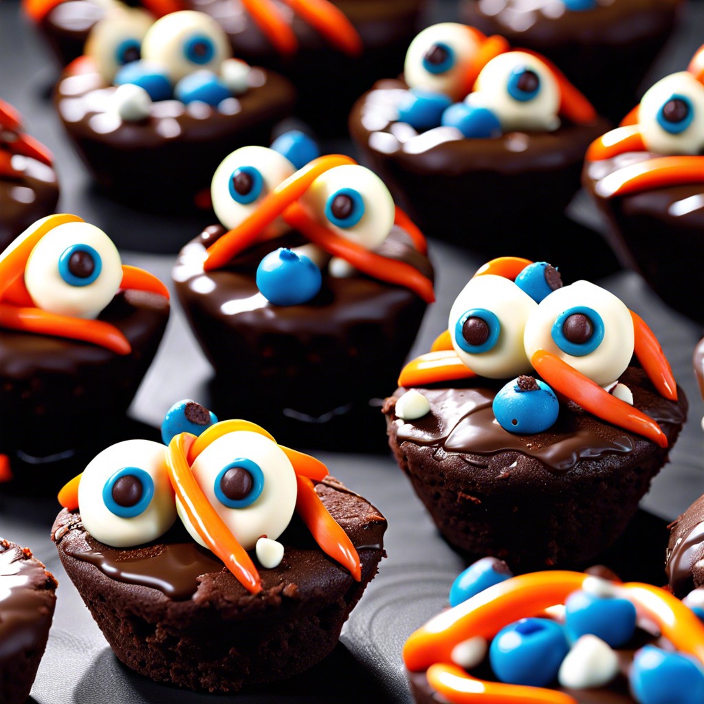 monster brownie bites