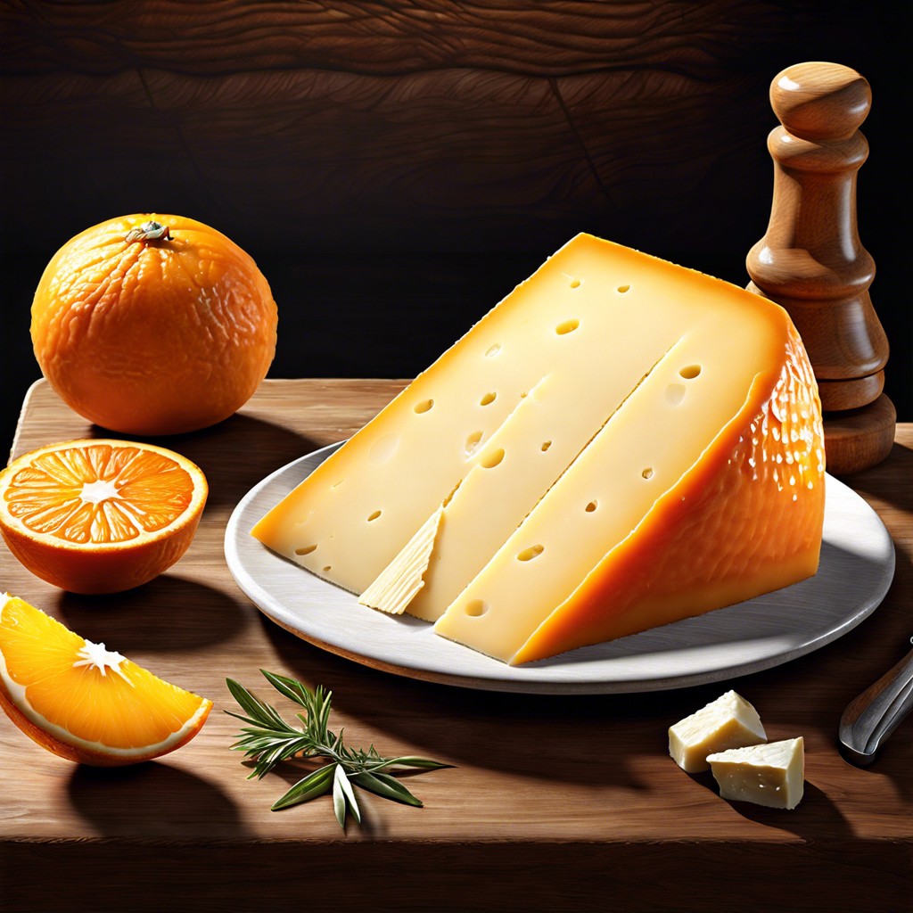 orange infused manchego