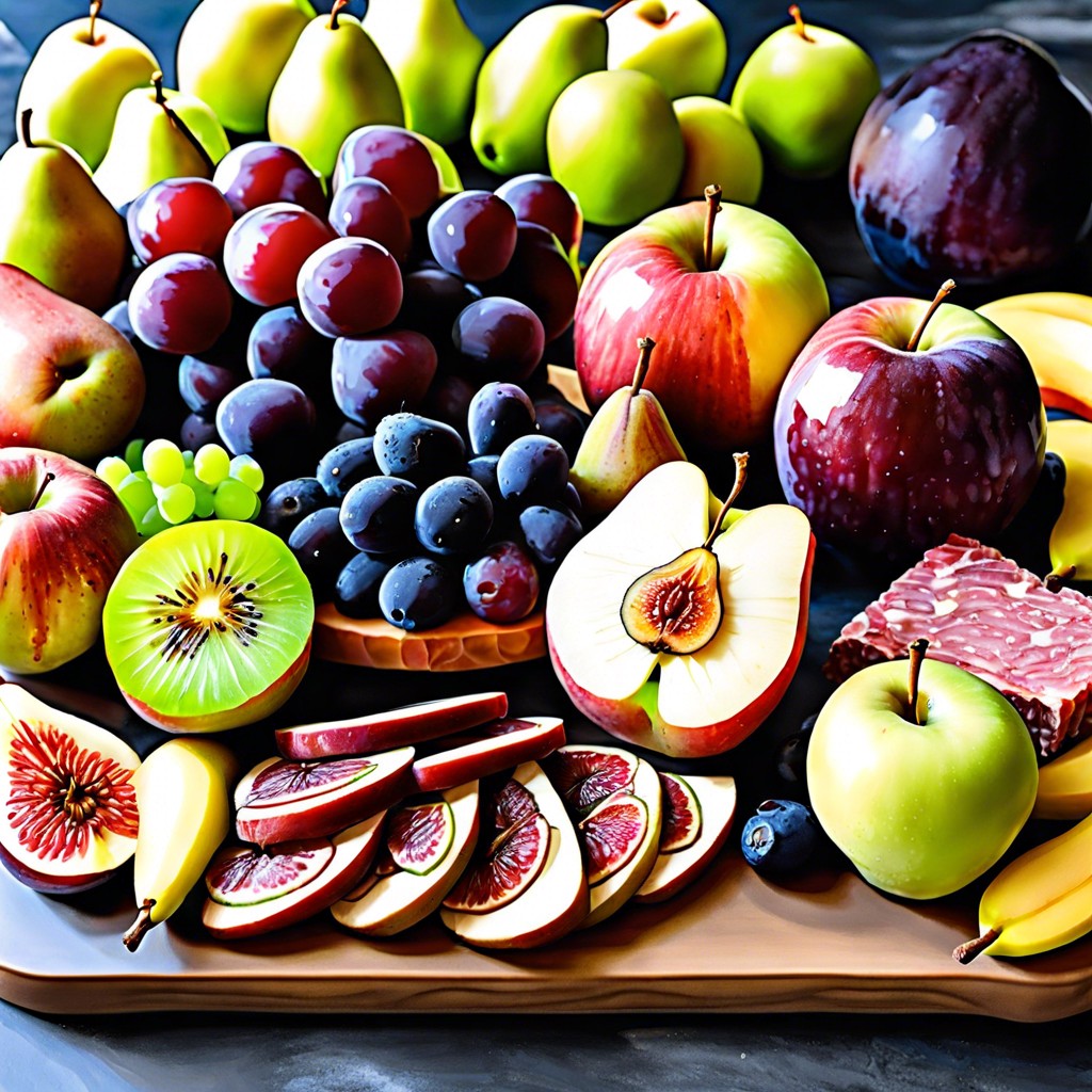 orchard harvest apples pears figs and plums