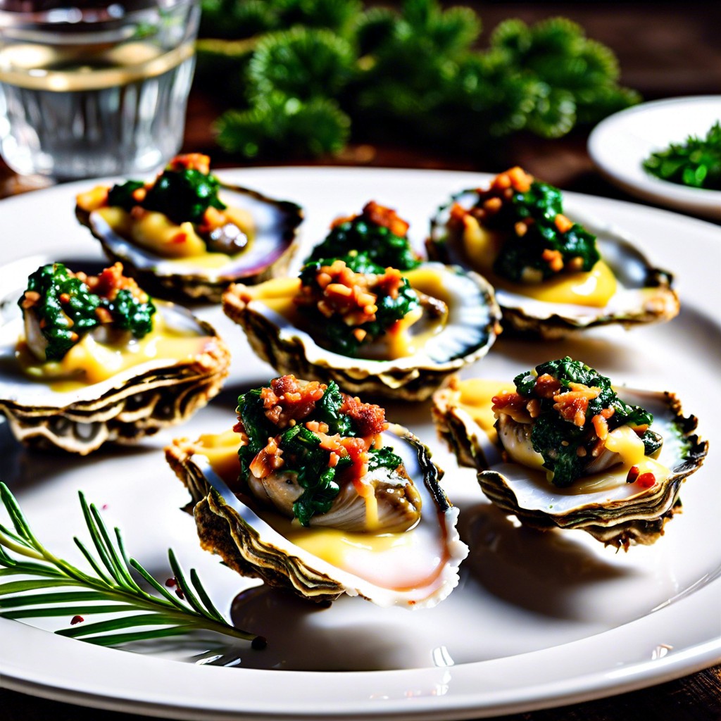 oysters rockefeller bites