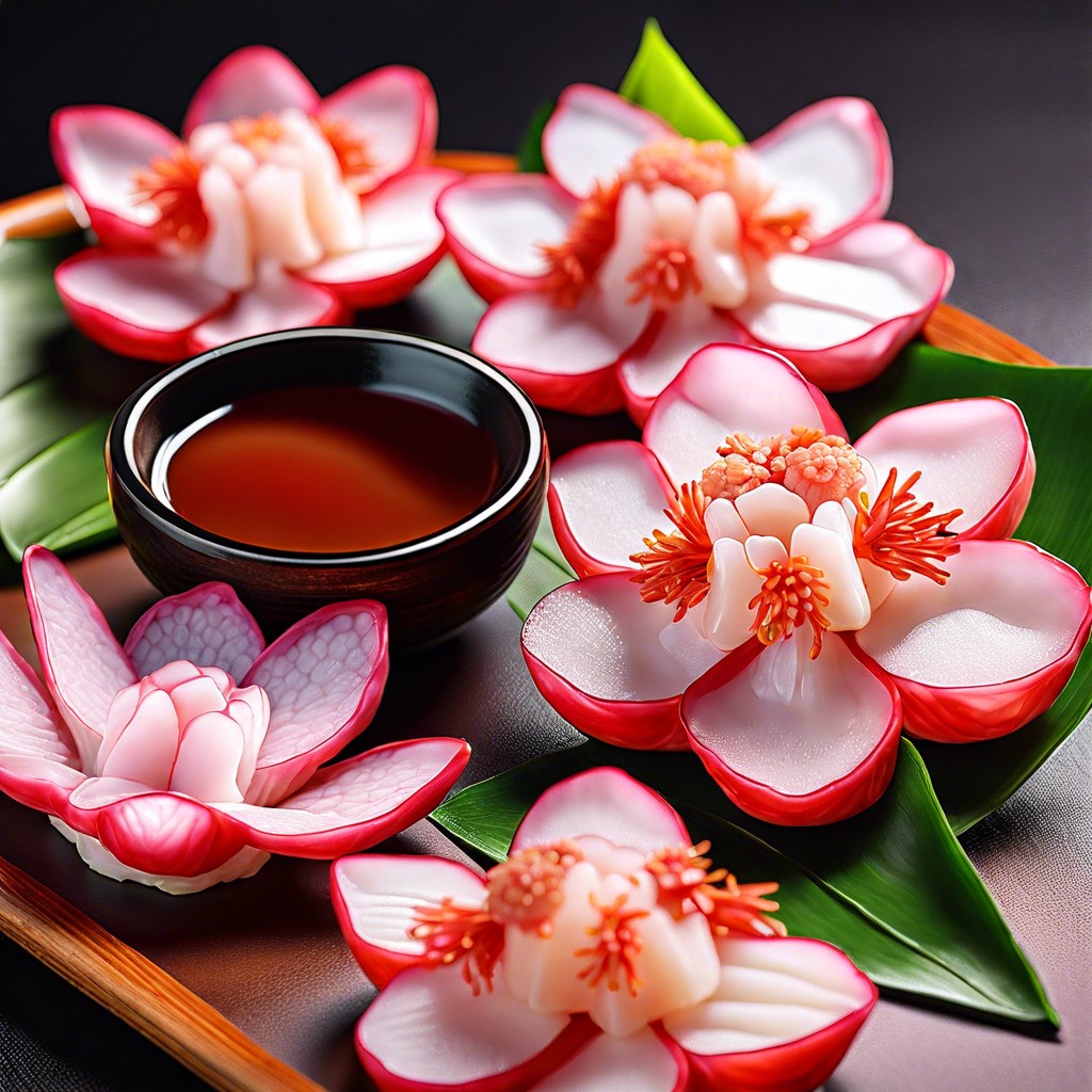 pickled ginger flowers