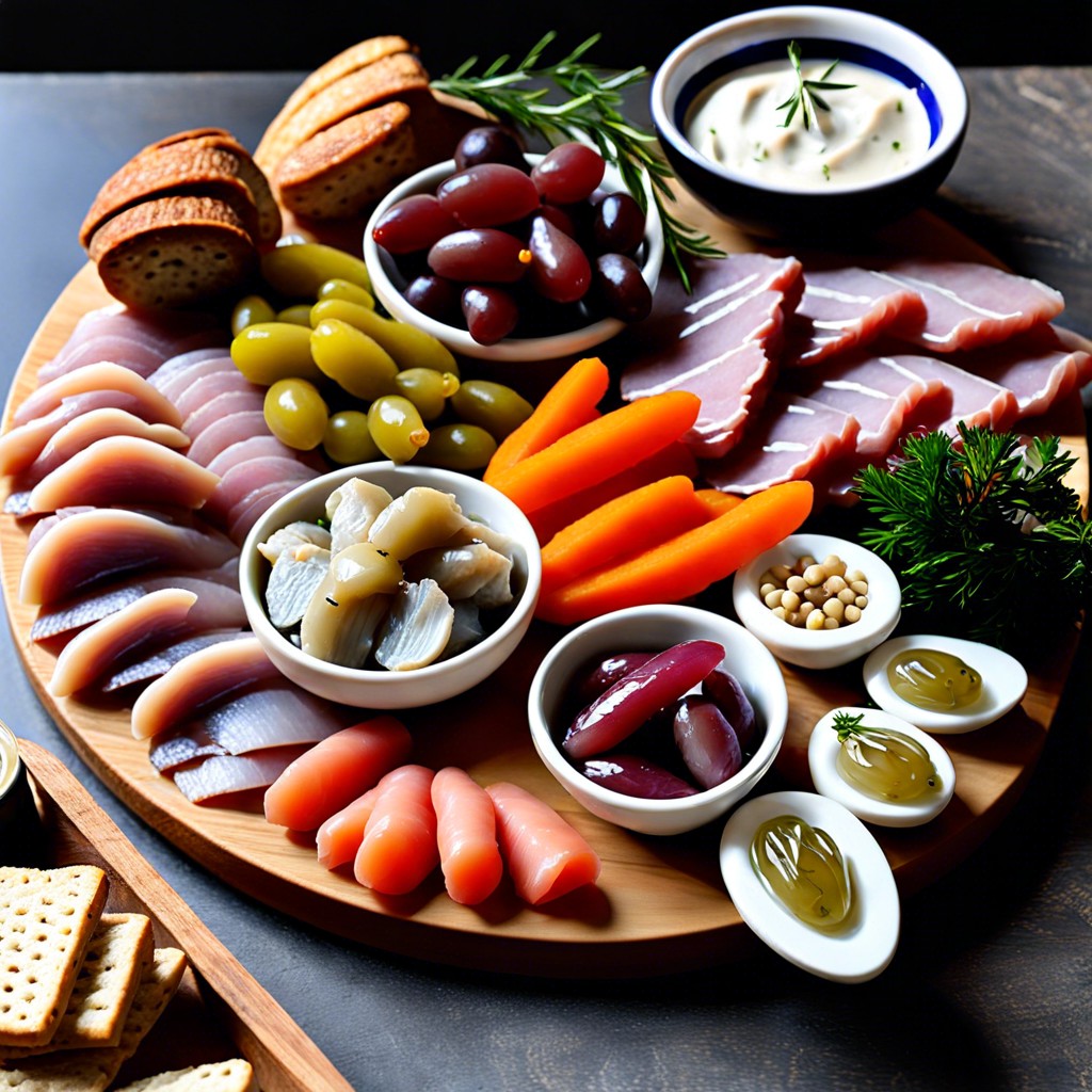 pickled herring bites