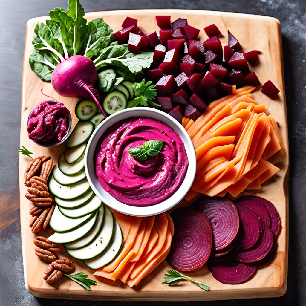 pink beet hummus