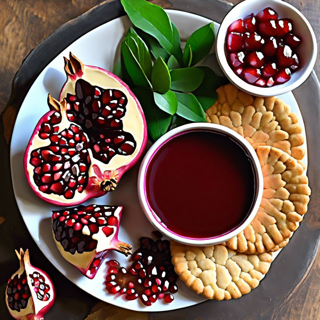 pomegranate molasses dip