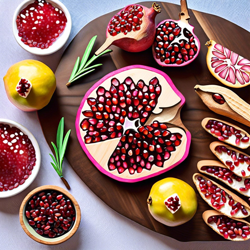 pomegranate seeds