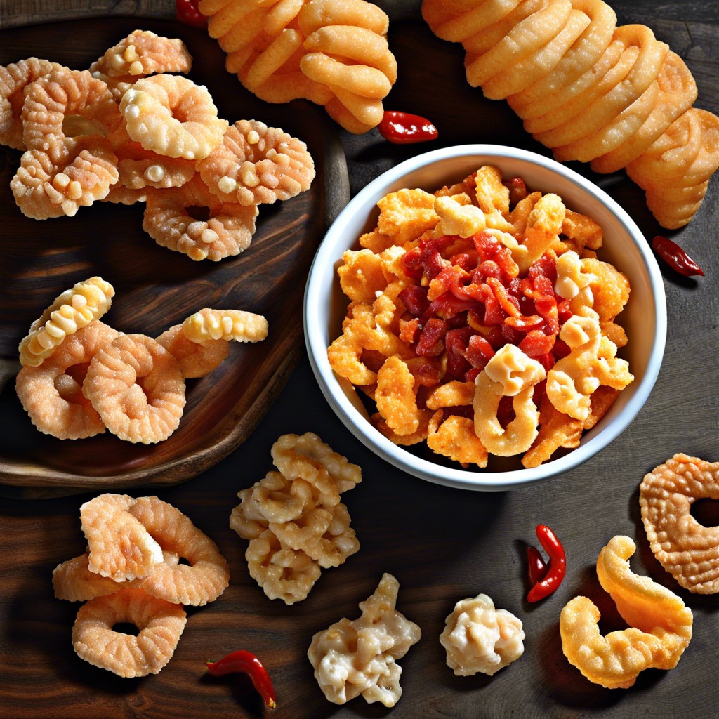 pork rinds and pimento cheese spread