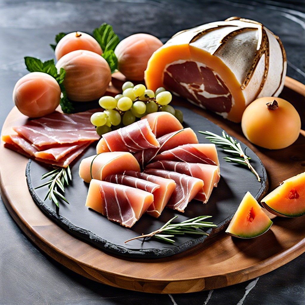 prosciutto wrapped melon