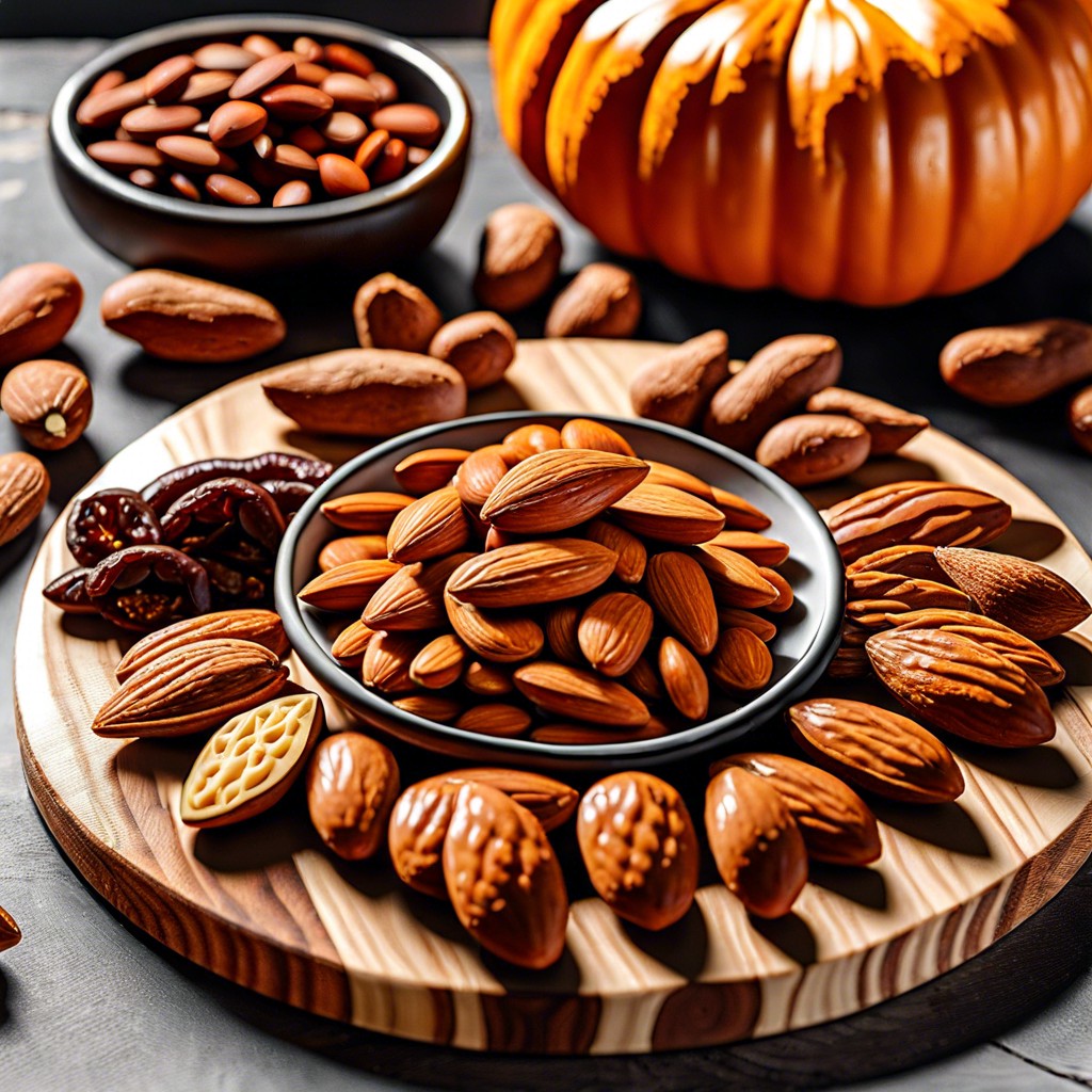 pumpkin spice almonds