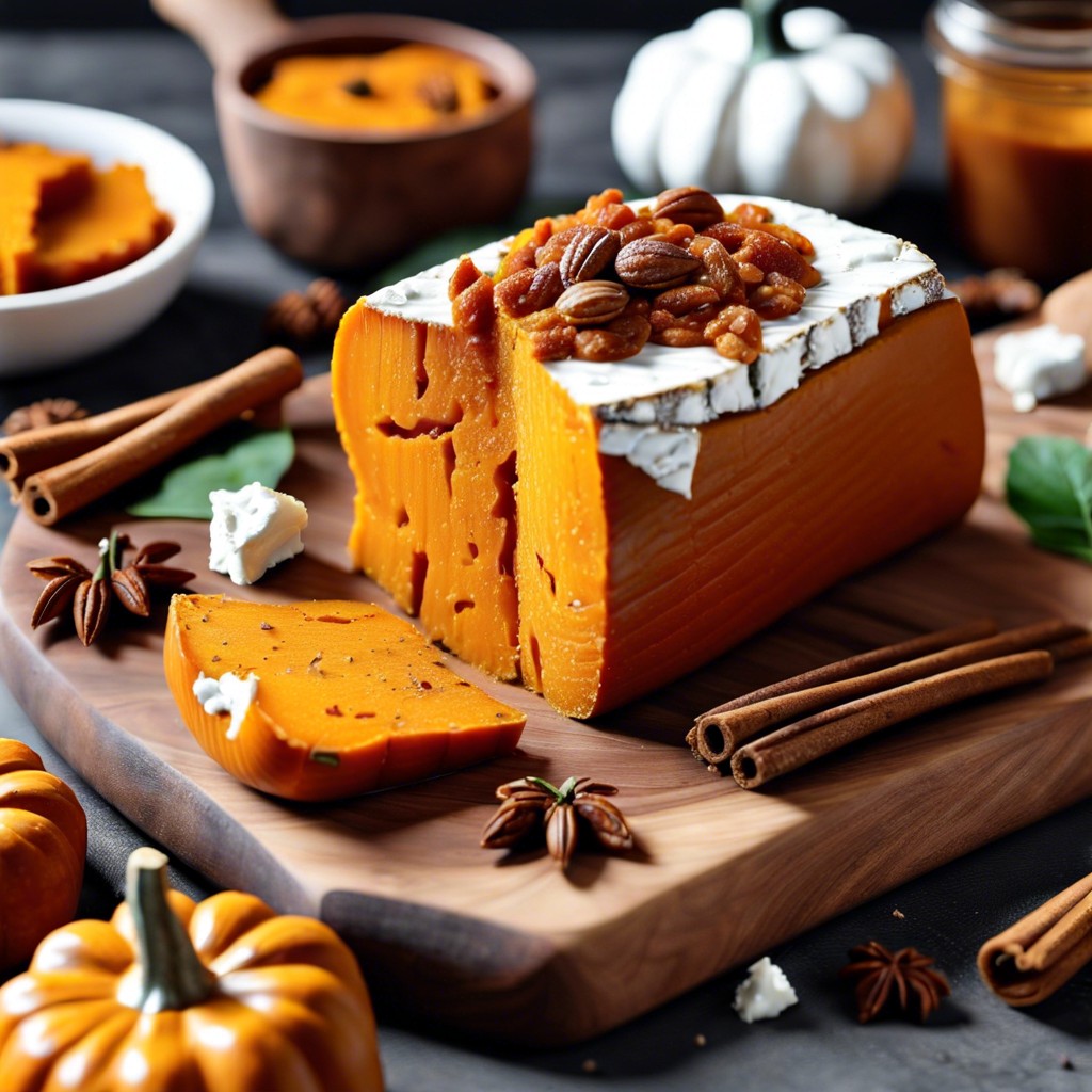 pumpkin spice goat cheese