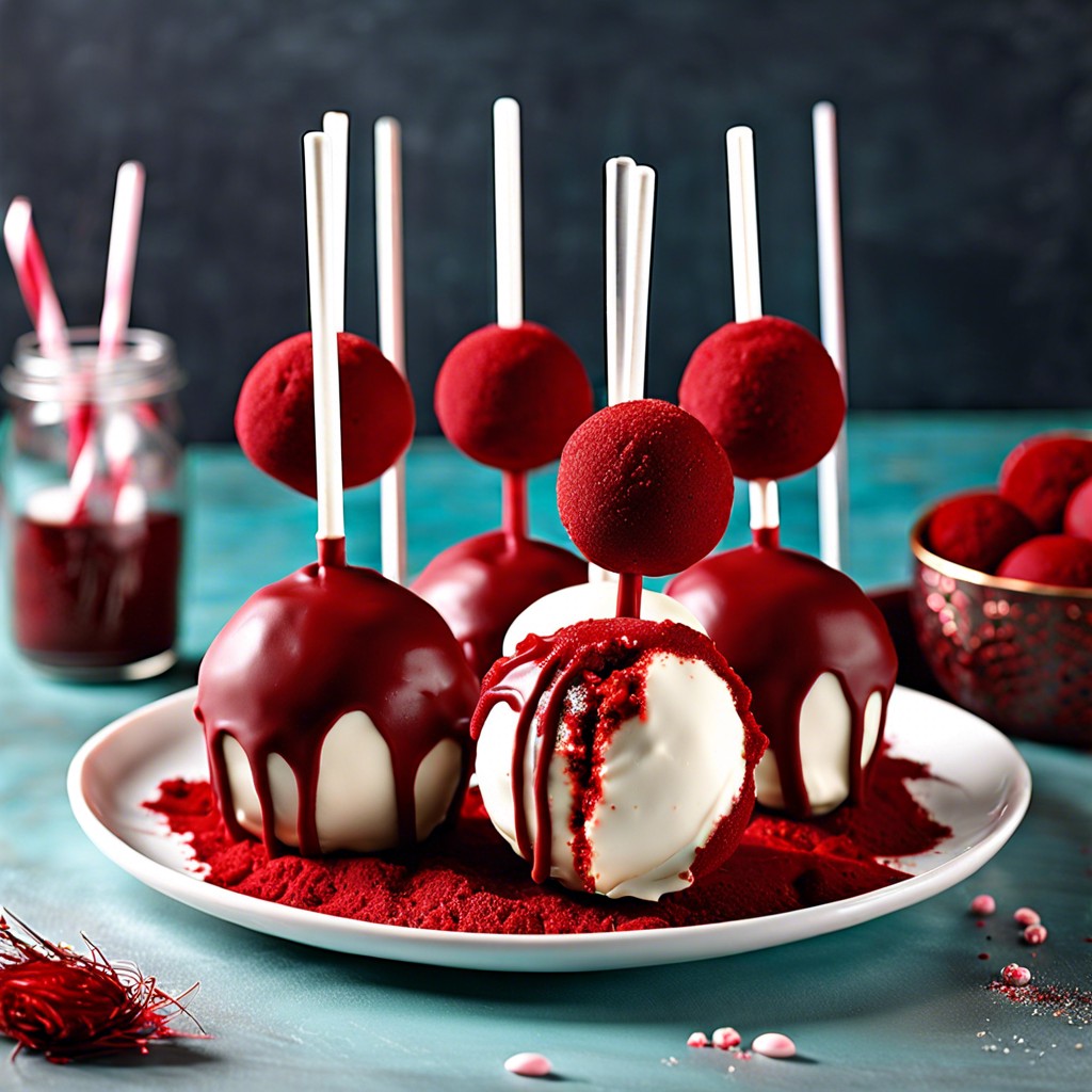 red velvet cake pops