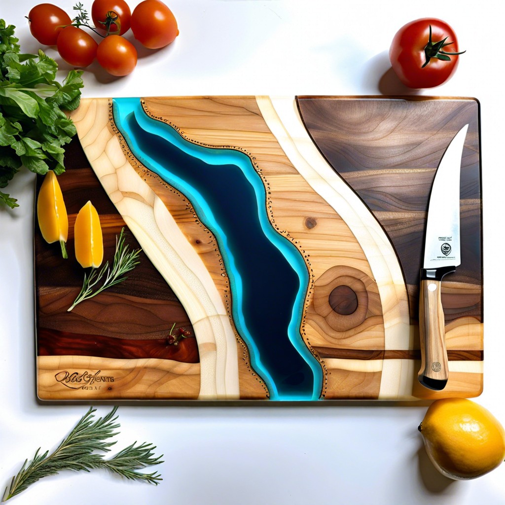 river themed inlay