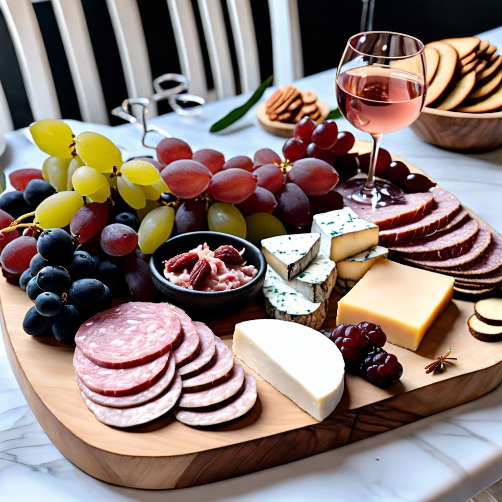 rose infused cheeses