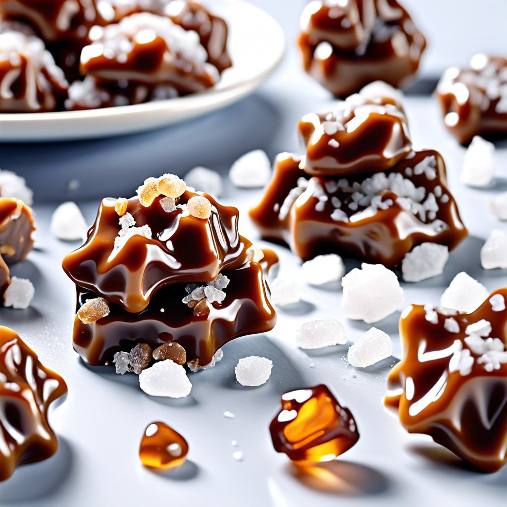 sea salt caramel clusters