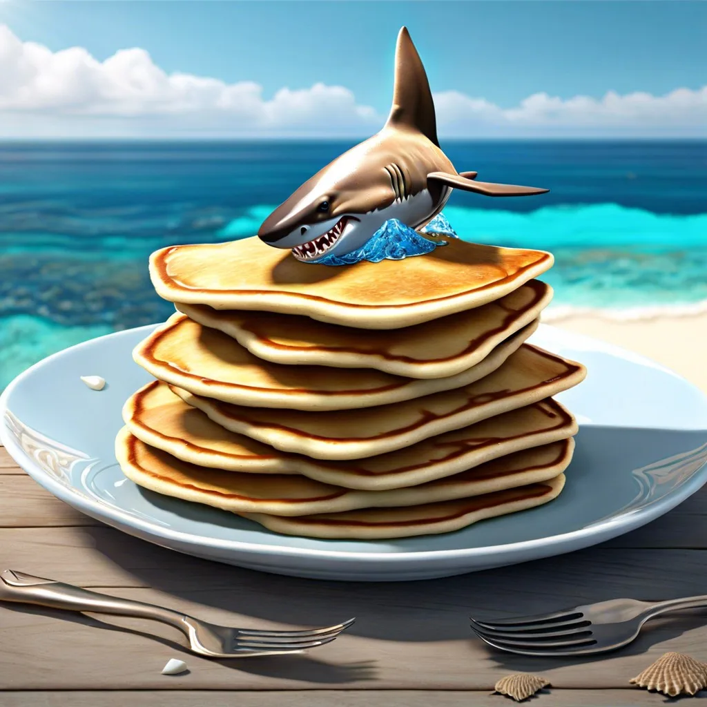 shark tooth pancakes