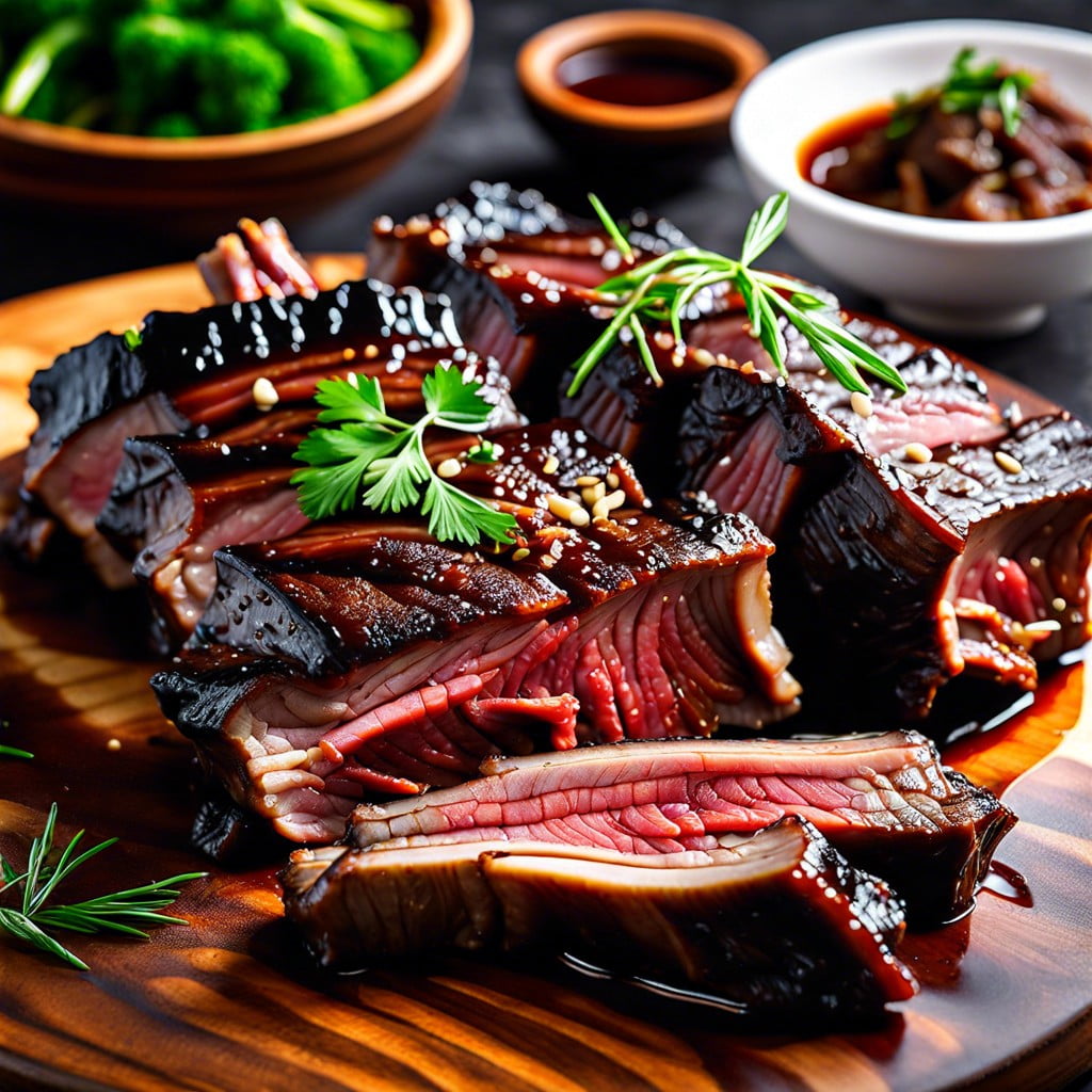 smoked korean short ribs