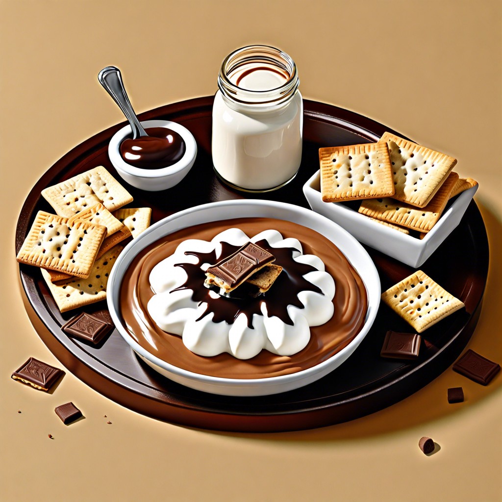 smores dip board