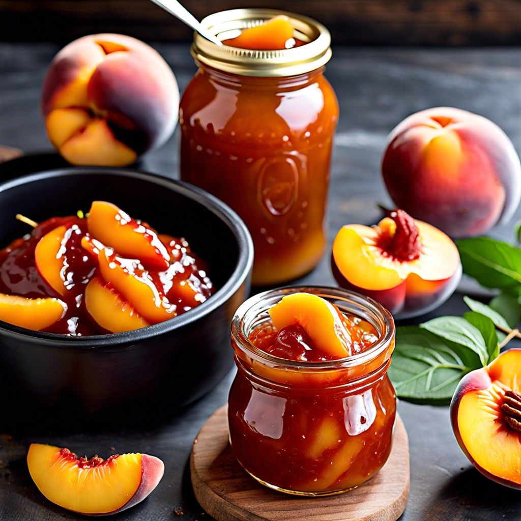 spicy peach preserves