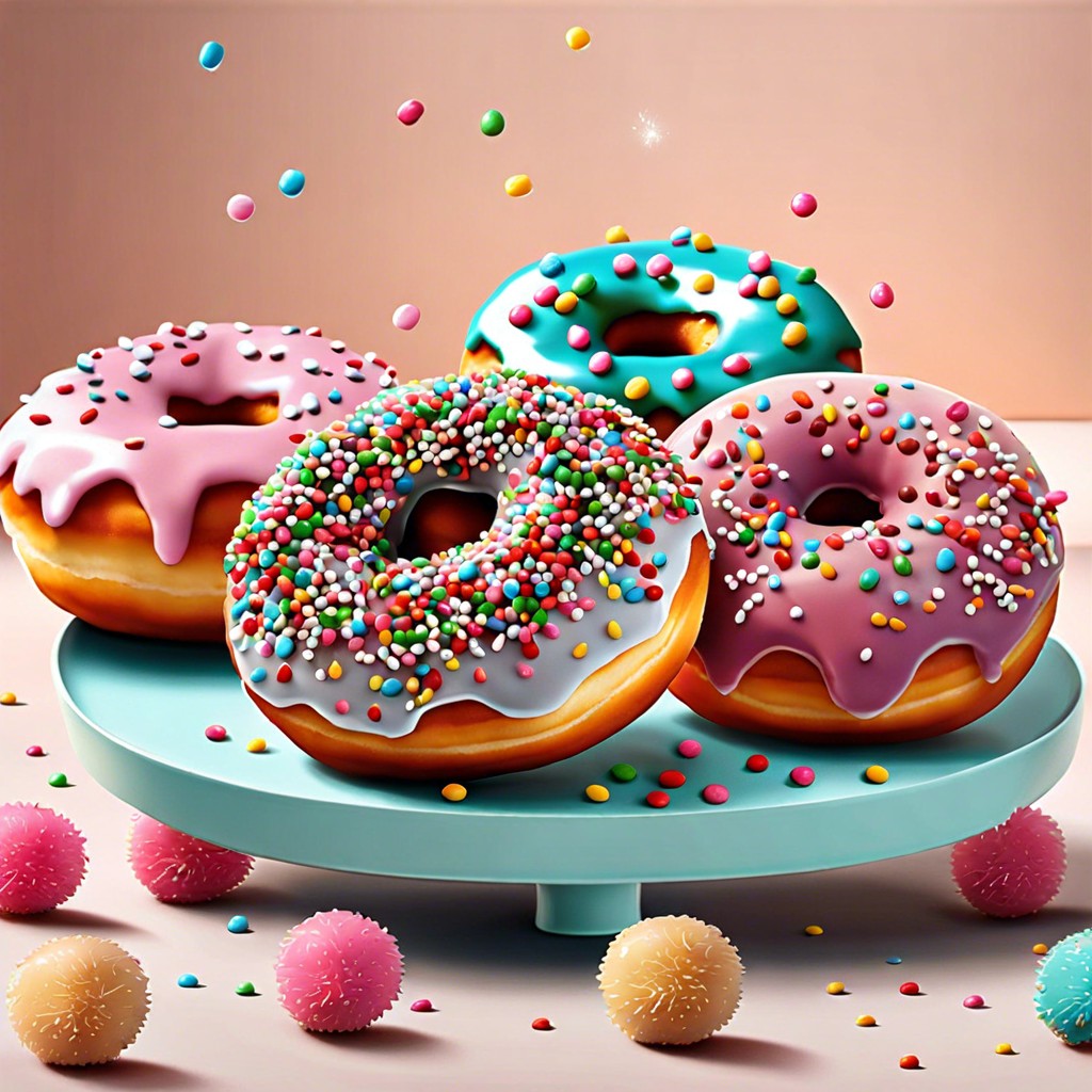 sprinkle covered donut balls