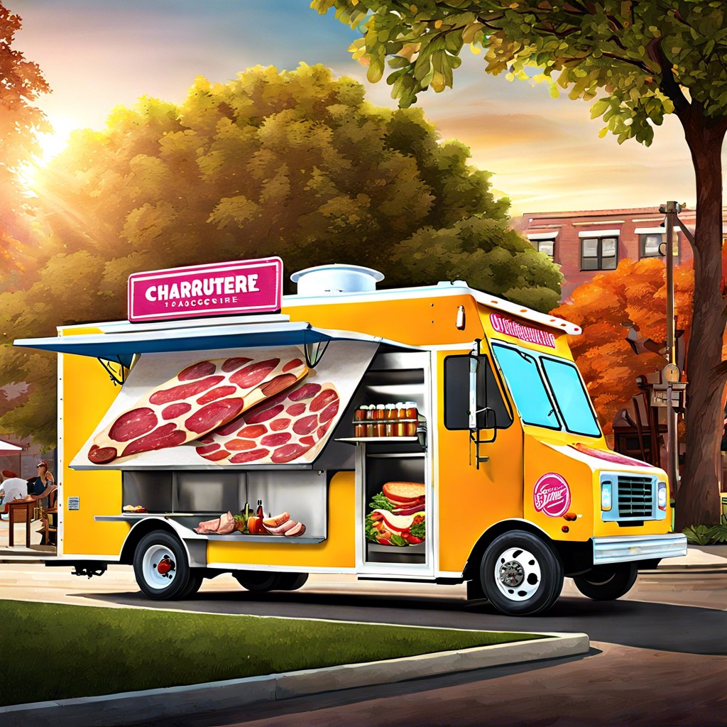 start a mobile charcuterie food truck for events and festivals