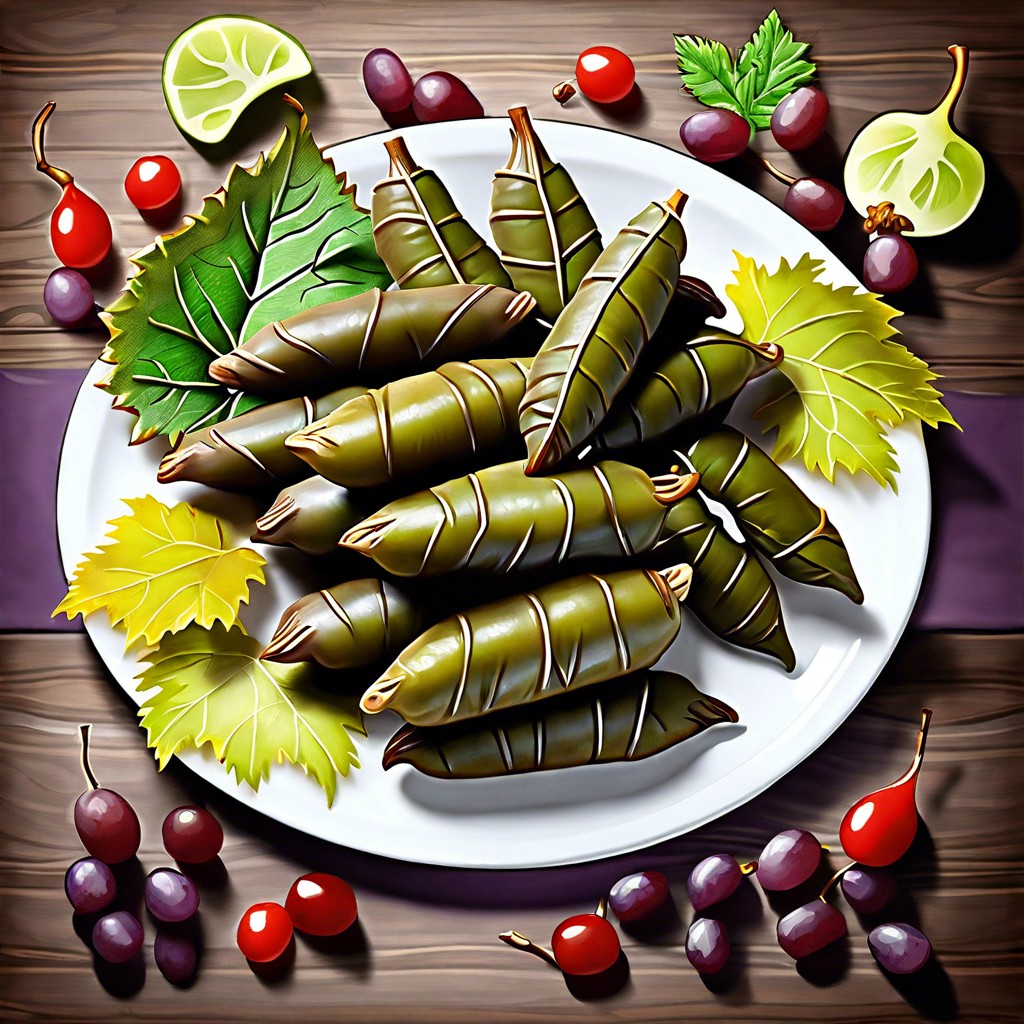 stuffed grape leaves