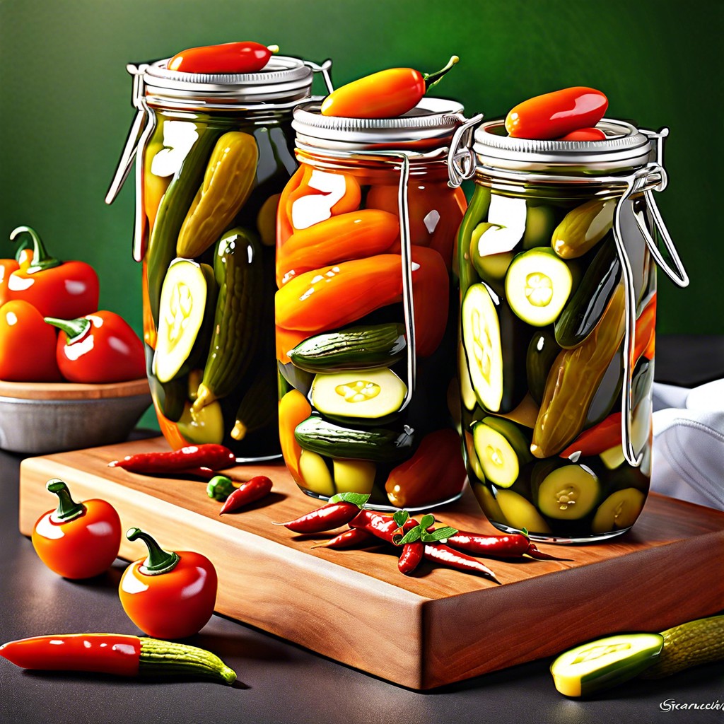 sweet and spicy pickles