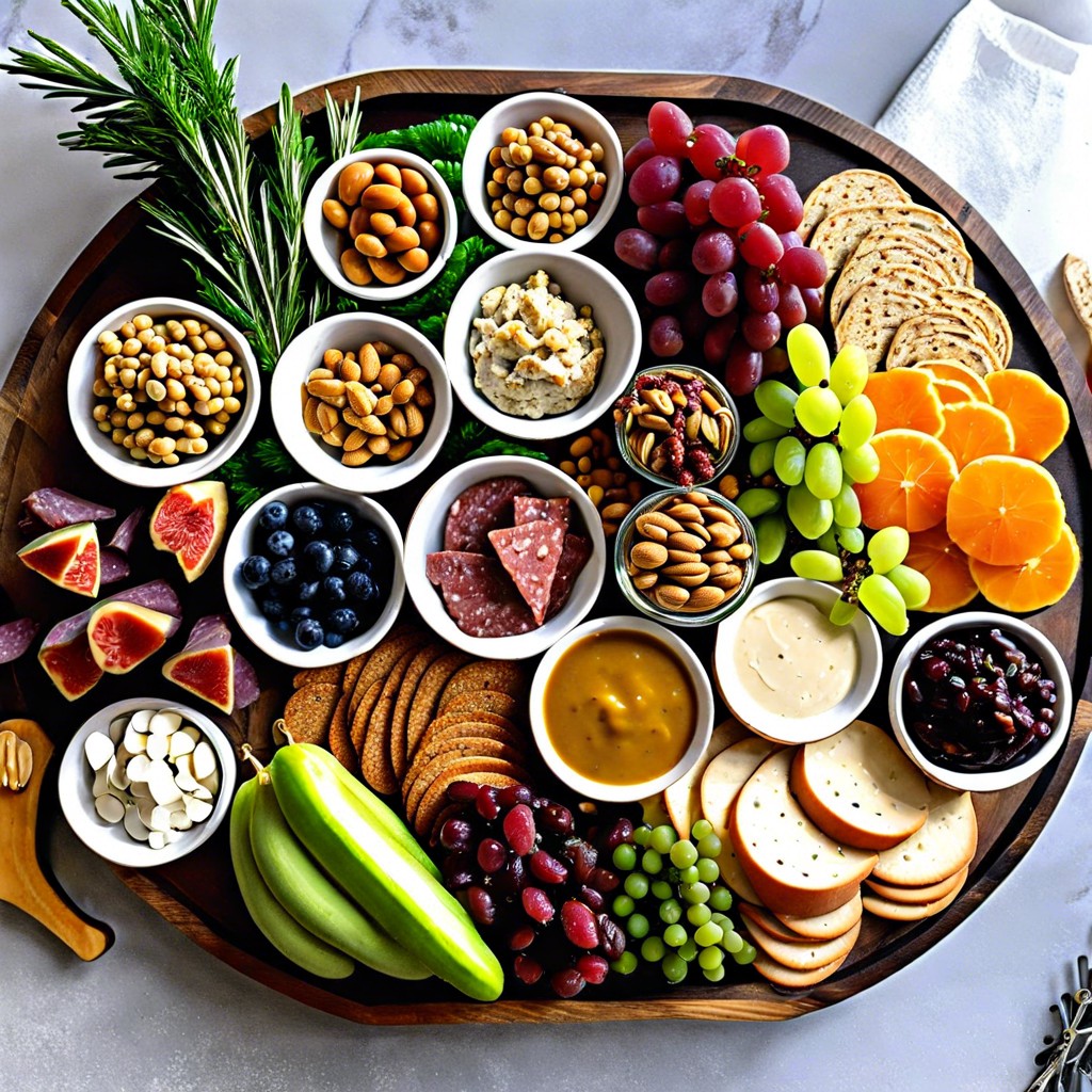 vegan charcuterie board