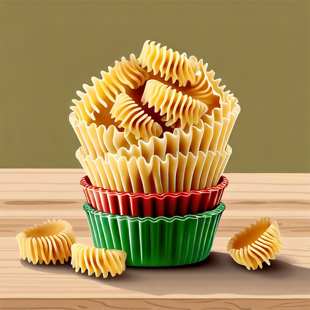 alfredo rotini pasta cups