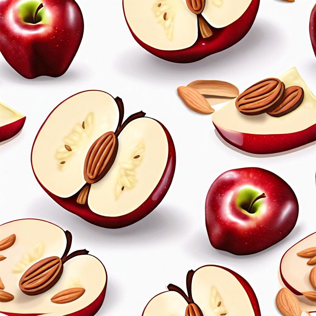 apple slices with almond butter