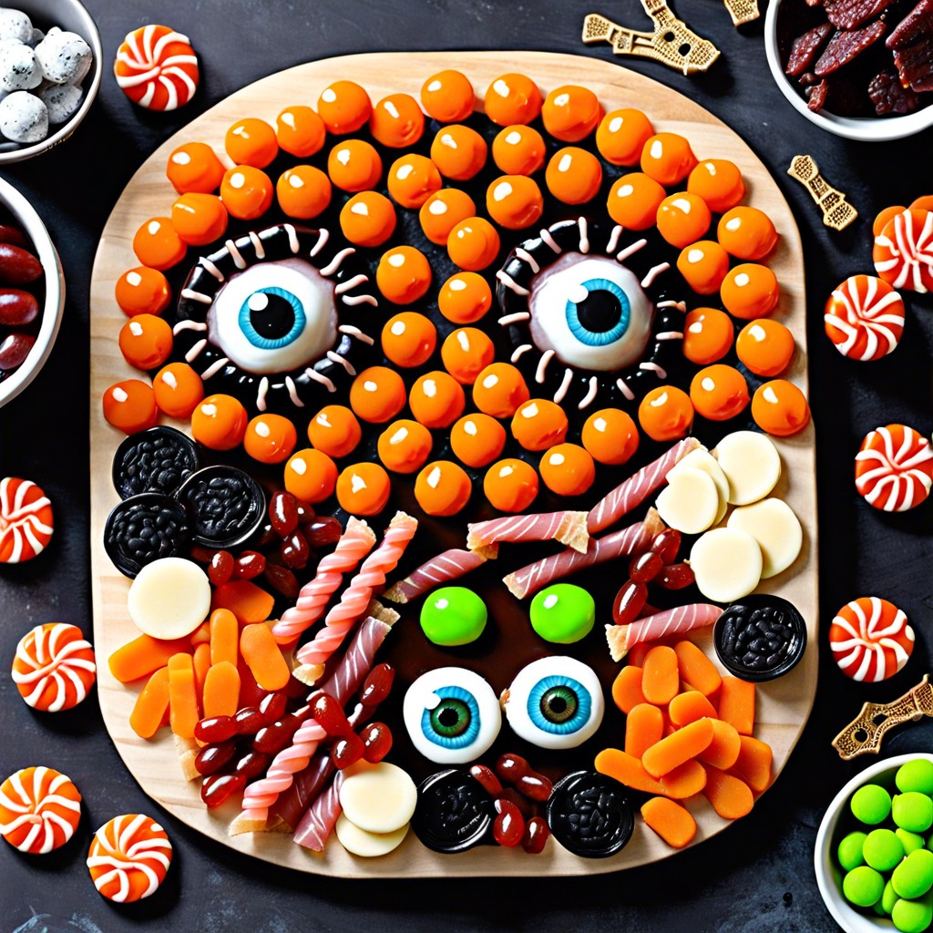 candy eyeball toppings