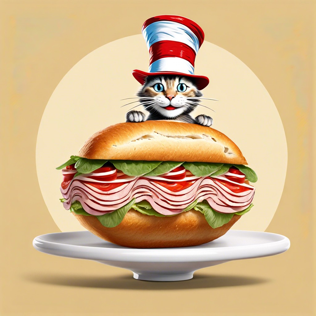 cat in the hat sandwich rolls