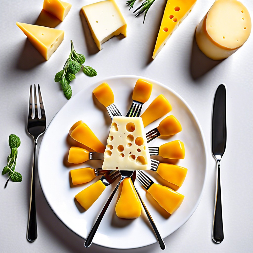 edible cheese spoons and forks