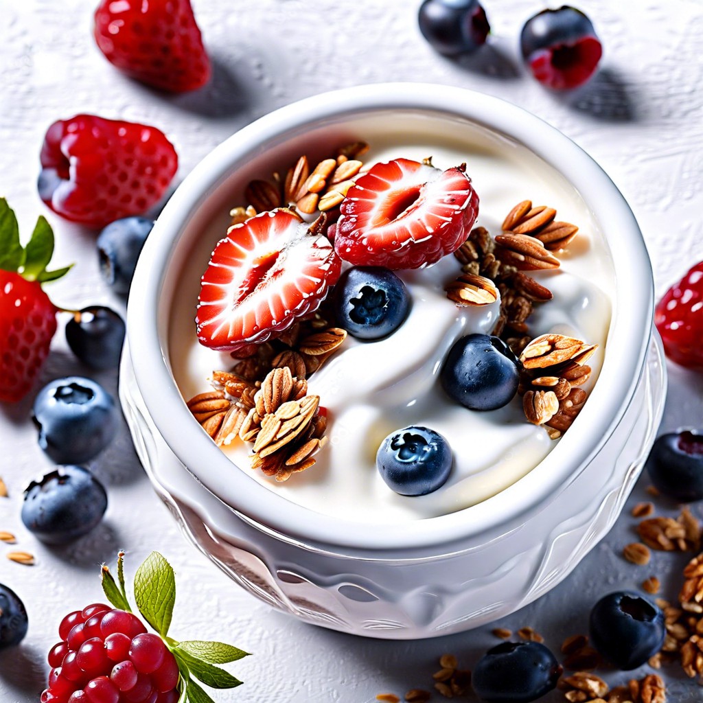 greek yogurt with granola