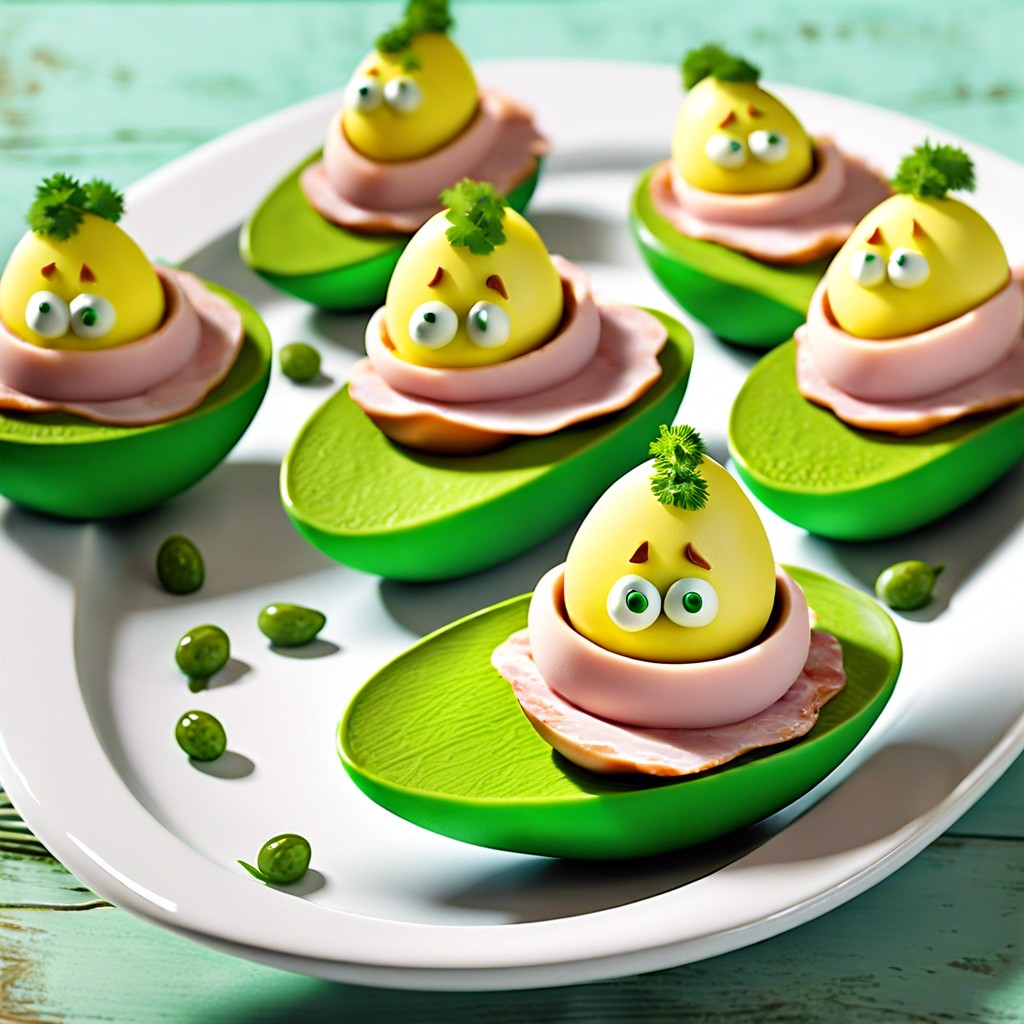 green eggs and ham deviled eggs